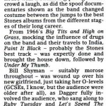 The Counterfeit Stones press clipping